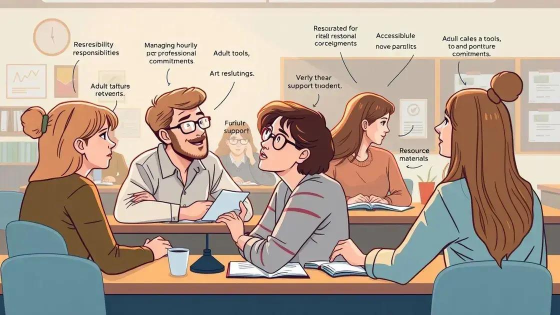 Challenges faced by adult learners