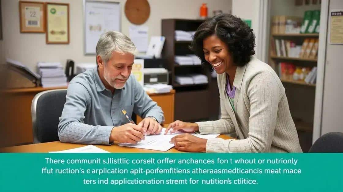 How to apply for nutrition assistance programs